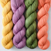 Billy Button, Bullfinch, Lepidolite, Snail - Miss Babs Yummy 2-Ply Quartet