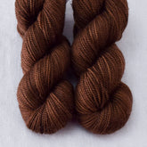 Bittersweet Chocolate - Miss Babs Yummy 2-Ply Toes superwash Merino wool yarn