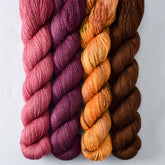 Bittersweet Chocolate, Foxy, Plum, Smooch - Miss Babs Yet Quartet