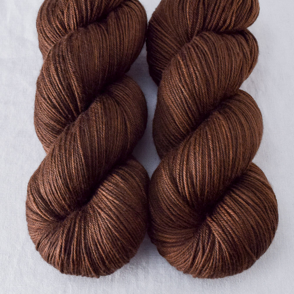 Bittersweet Chocolate - Miss Babs Yowza superwash Merino wool yarn