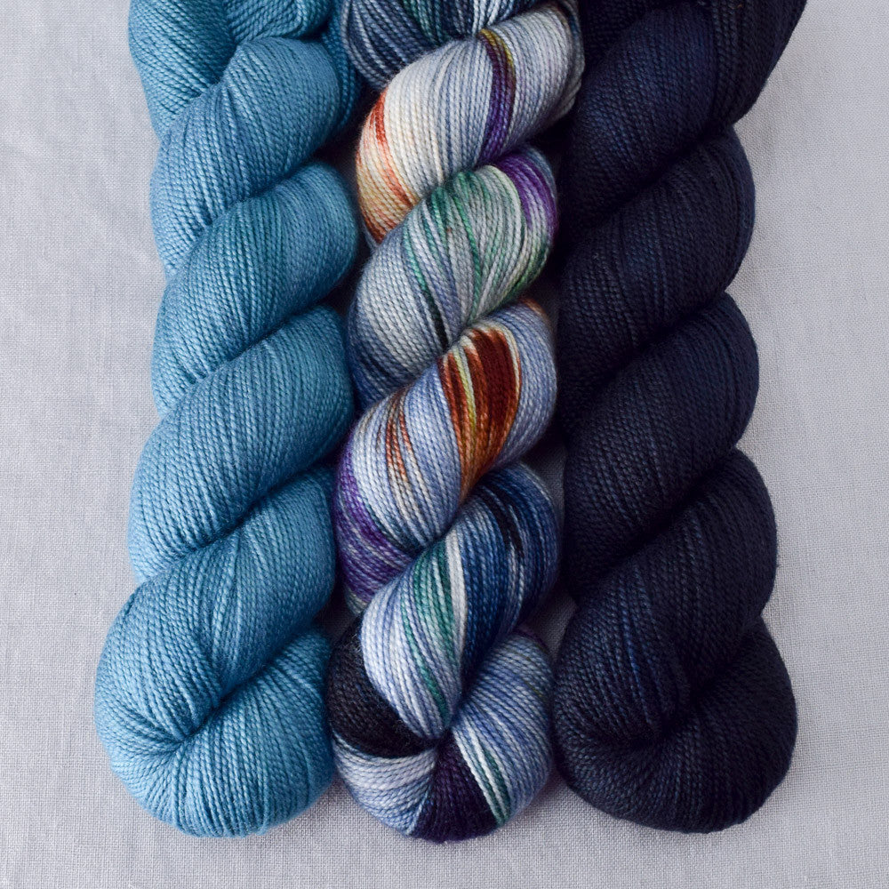 Blackbird, Coos Bay, Mystery Girl - Miss Babs Yummy 2-Ply Trio