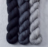 Blackbird, Pewter, Thunderstorm - Miss Babs Yummy 2-Ply Trio