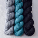 Blackbird, Rainforest, Slate - Miss Babs Yummy 2-Ply Trio