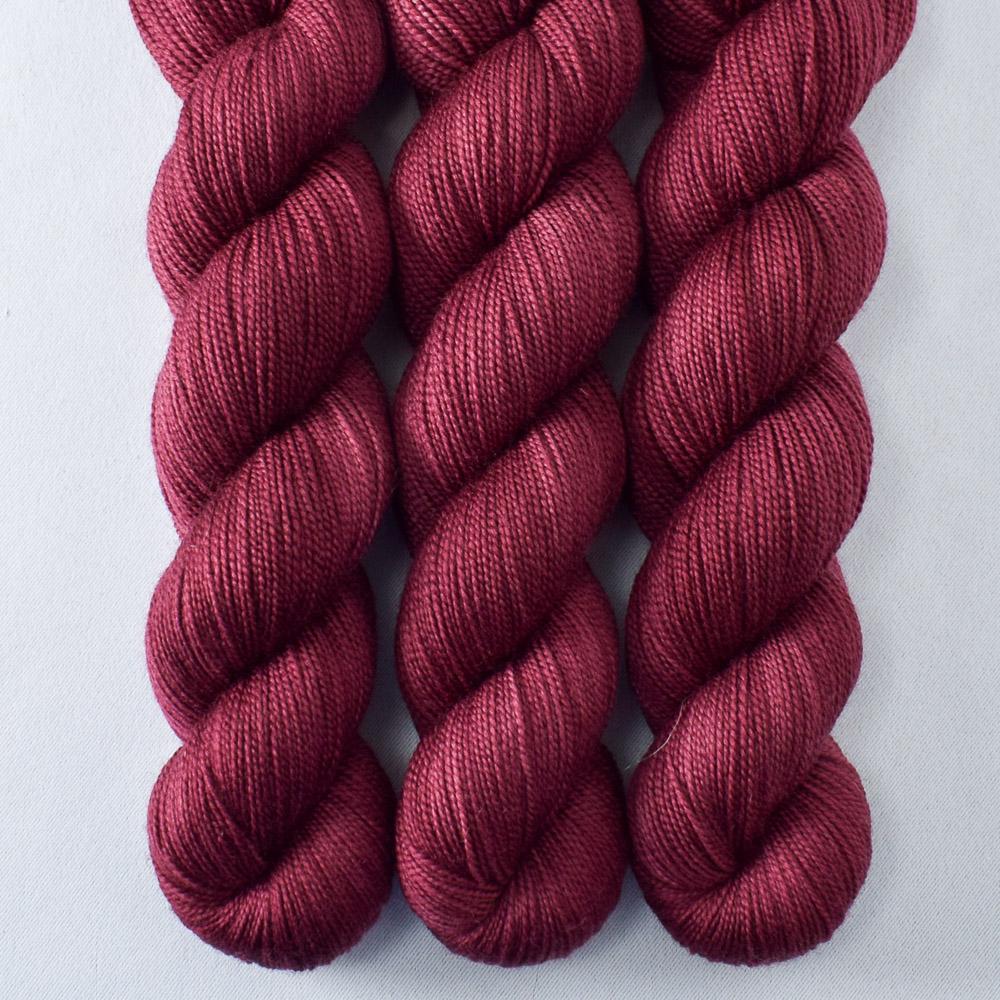Black Cherry - Miss Babs Yummy 2-Ply superwash Merino wool yarn