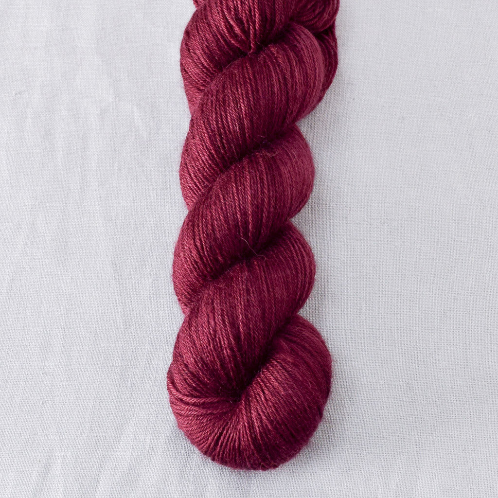 Black Cherry - Miss Babs Katahdin 437 superwash BFL wool yarn