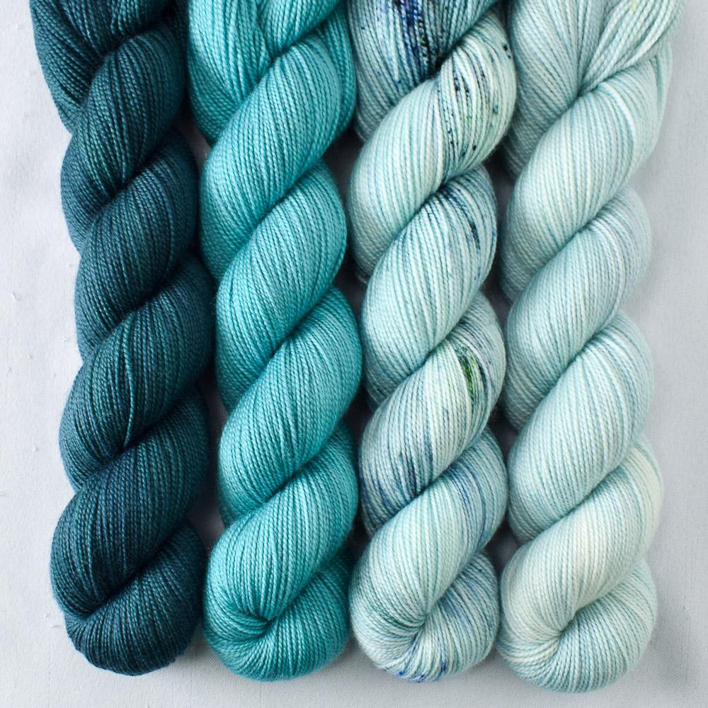 Blackwatch, Blue Parakeet, Fiberworld 2020, Zone Out - Miss Babs Yummy 2-Ply Quartet