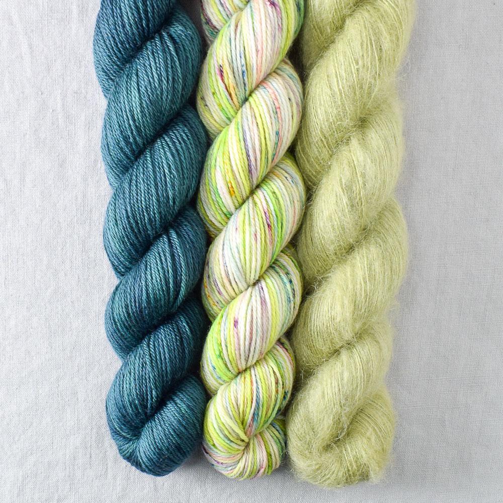 Blackwatch, Exuberance, Frog Belly - Miss Babs Pillowy Cowl Set