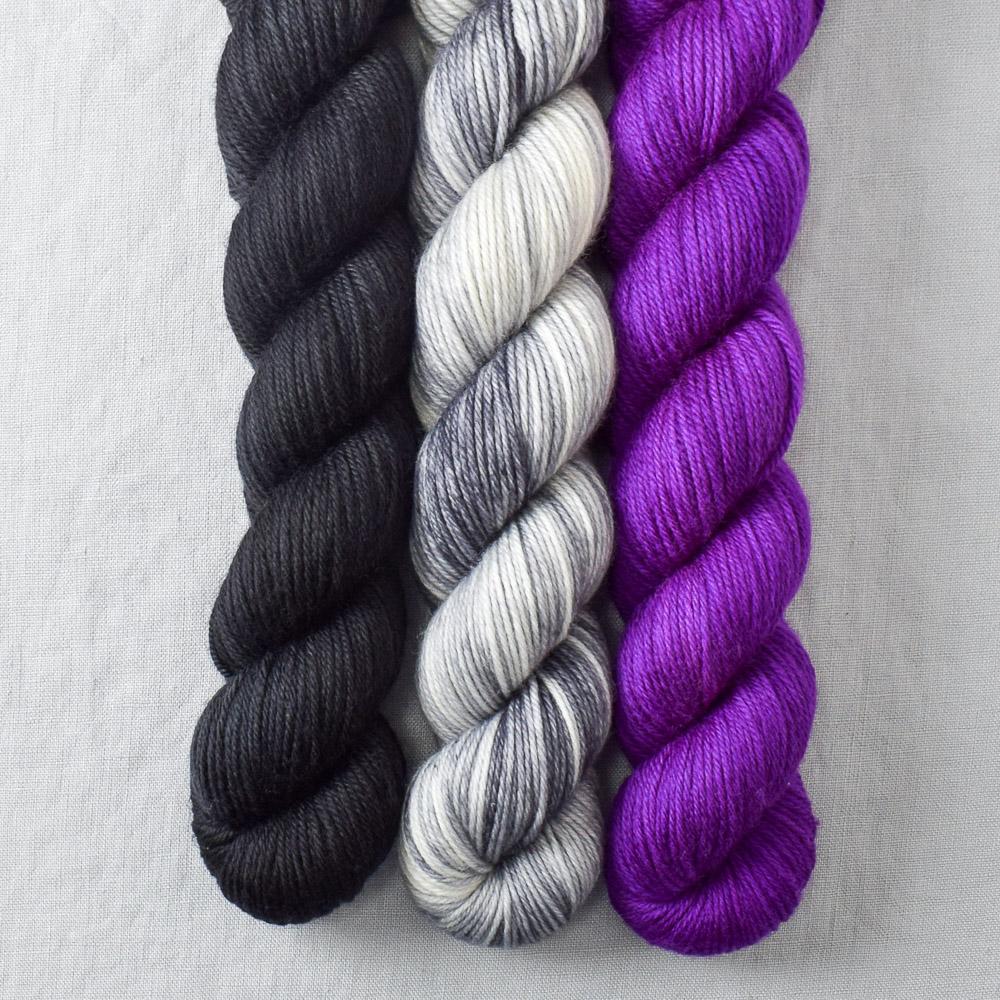 Blarney Stone, Obsidian, Violaceous - Miss Babs Yowza Mini Trio