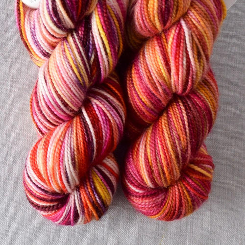 Bloomin' Pansies - Miss Babs 2-Ply Toes yarn