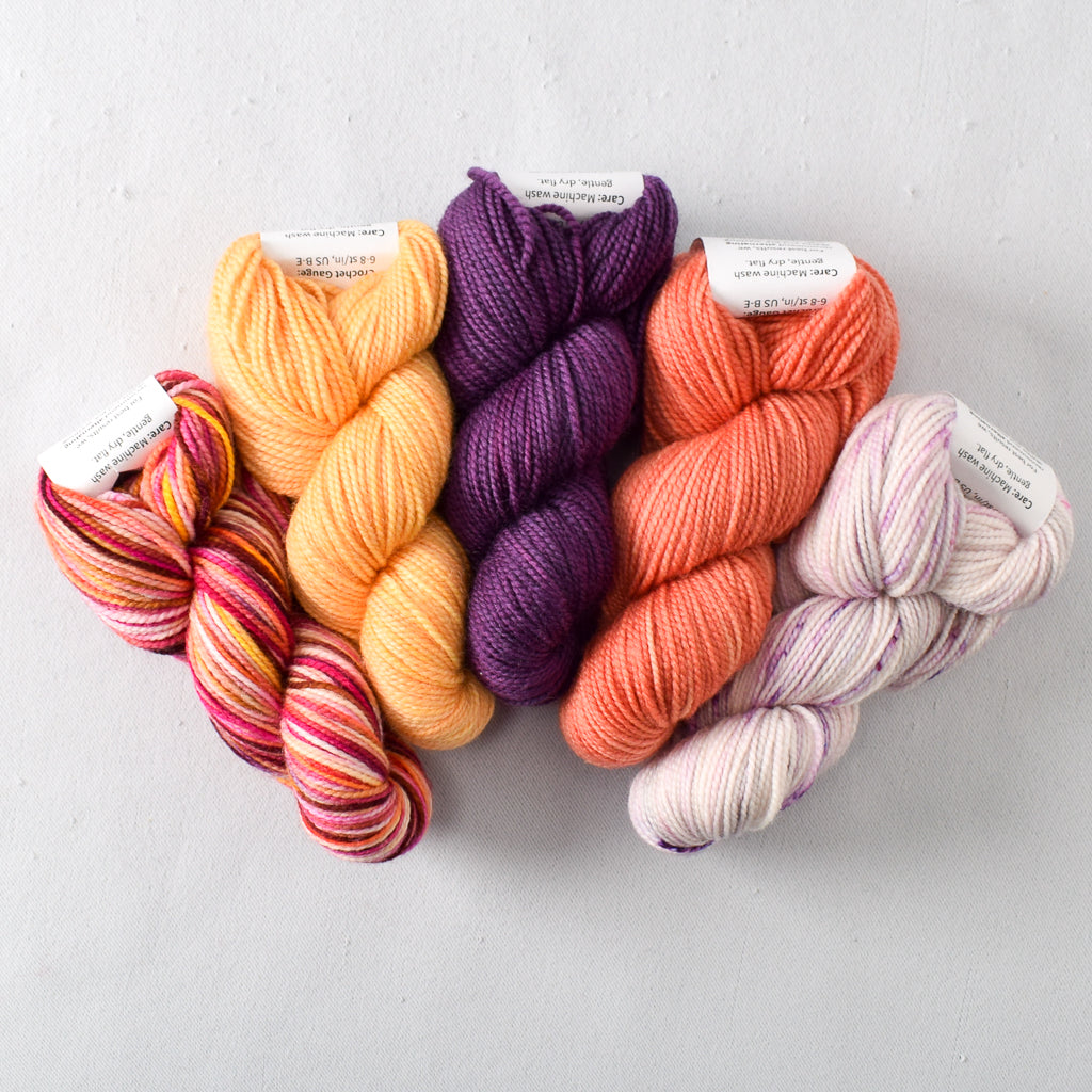 Bloomin Pansies, Coreopsis, Spiked Punch, Santa Barbara, Posey - Miss Babs Gnome-Made Gifts Set
