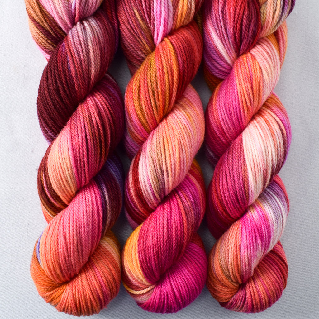 Bloomin Pansies - Miss Babs Intrepid yarn