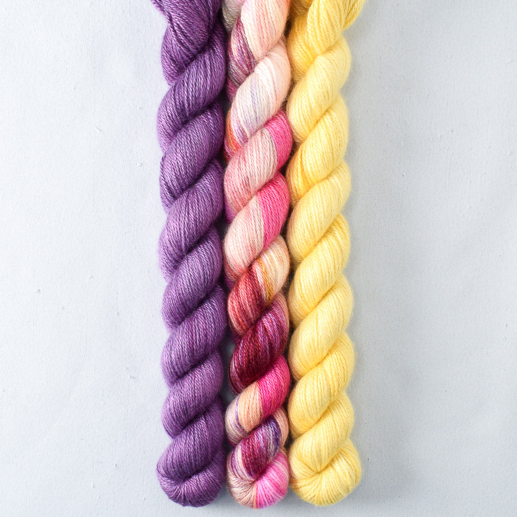 Bloomin Pansies, Spiked Punch, Sunny - Miss Babs Sojourn Trio