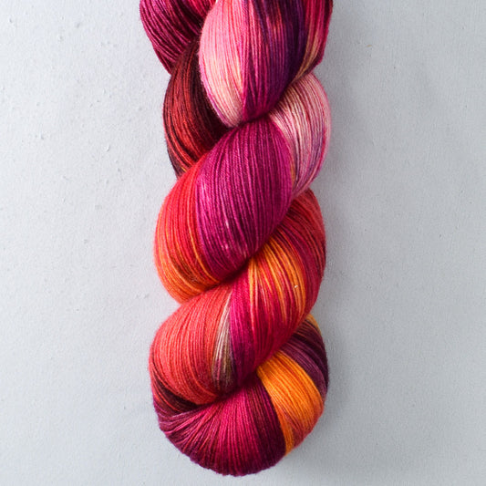 Bloomin Pansies Partial Skeins - Miss Babs Katahdin yarn