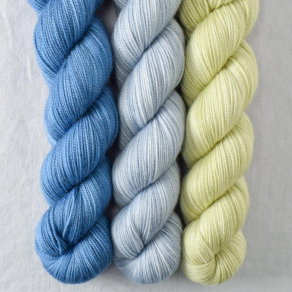 Blueberries, Faded, Lacewing - Miss Babs Yummy 2-Ply Trio