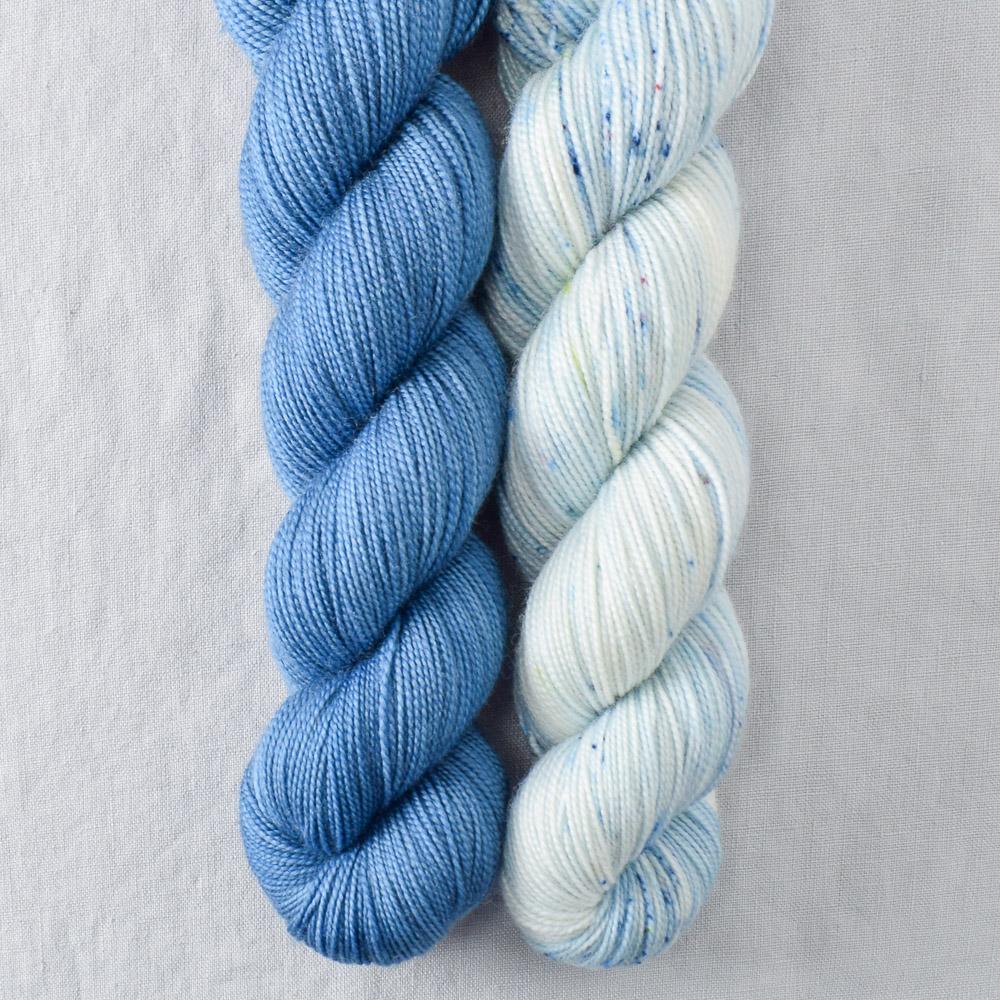 Blueberries, Page Turner - Miss Babs 2-Ply Duo