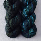 Blue Dasher - Miss Babs Yummy 2-Ply Toes superwash Merino wool yarn