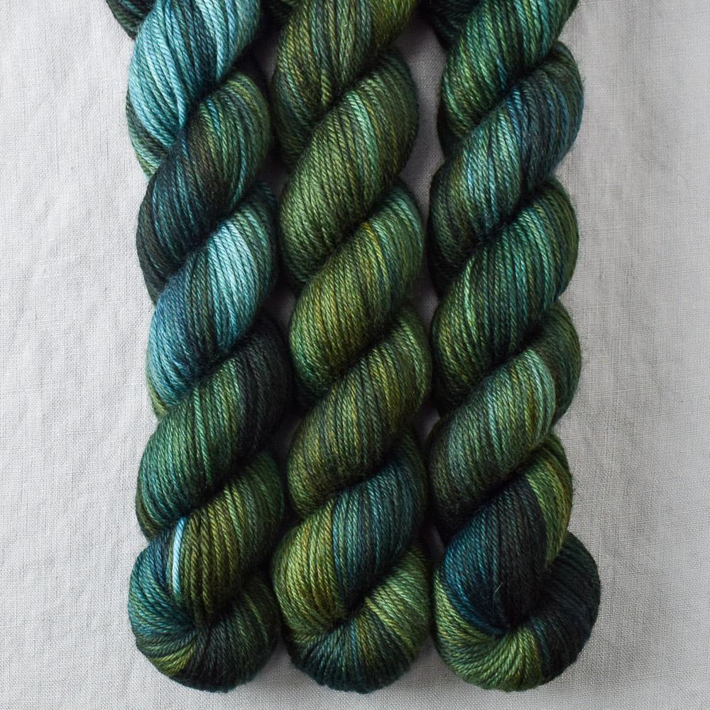 Blue Dasher - Miss Babs Yowza Mini superwash Merino wool yarn