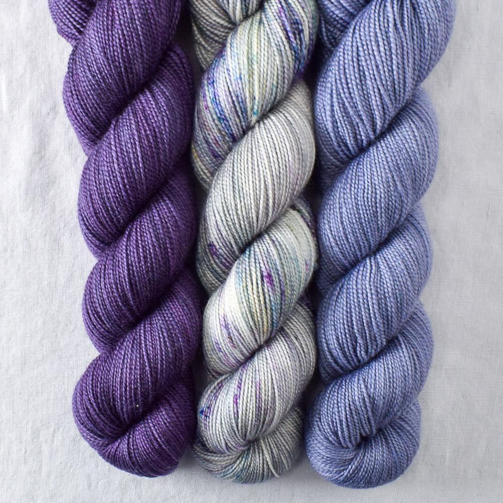 Blue Mussel, Mind Games, Muscadine Grapes - Miss Babs Yummy 2-Ply Trio