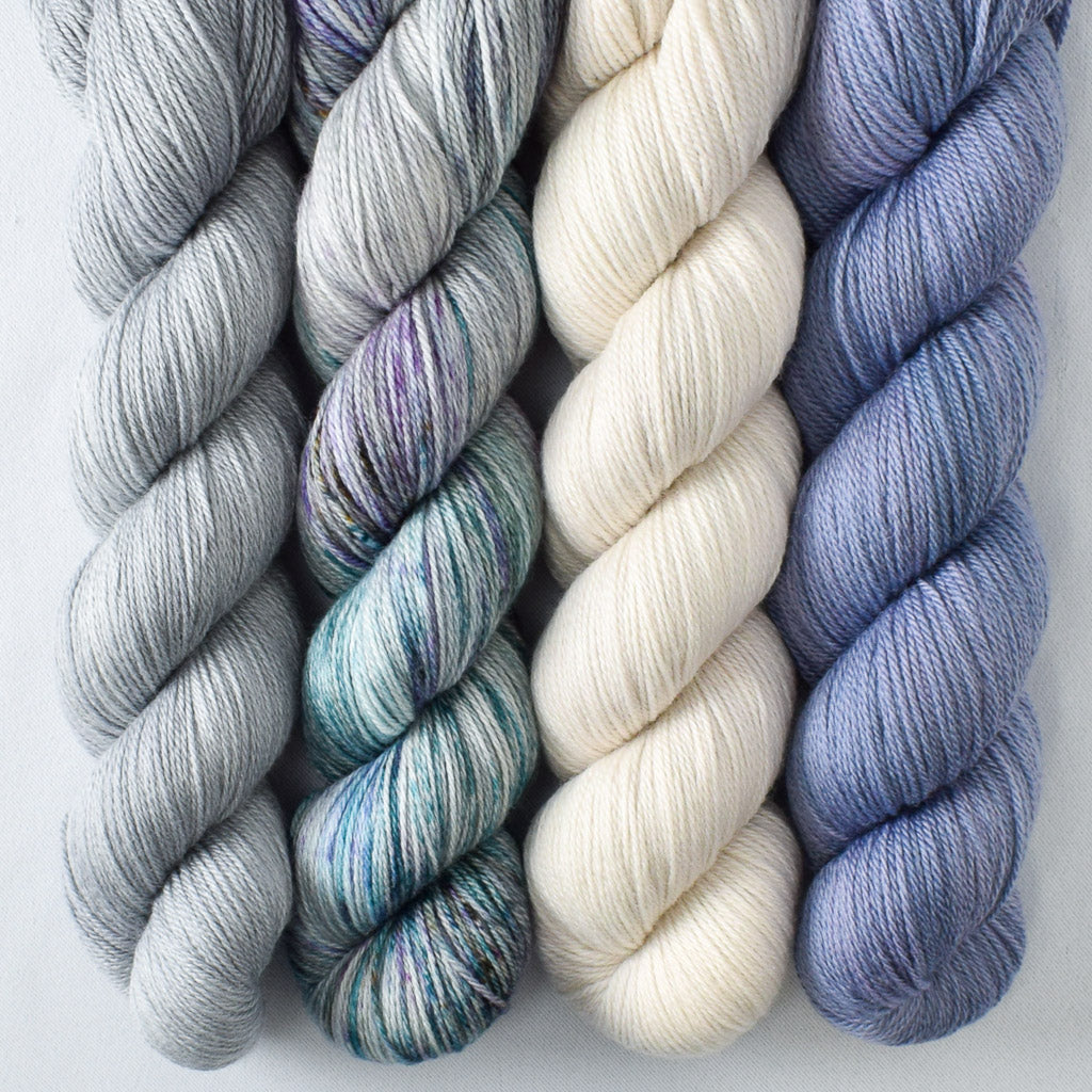 Blue Mussel, Mind Games, Slate, White Peppercorn - Miss Babs Caroline Quartet