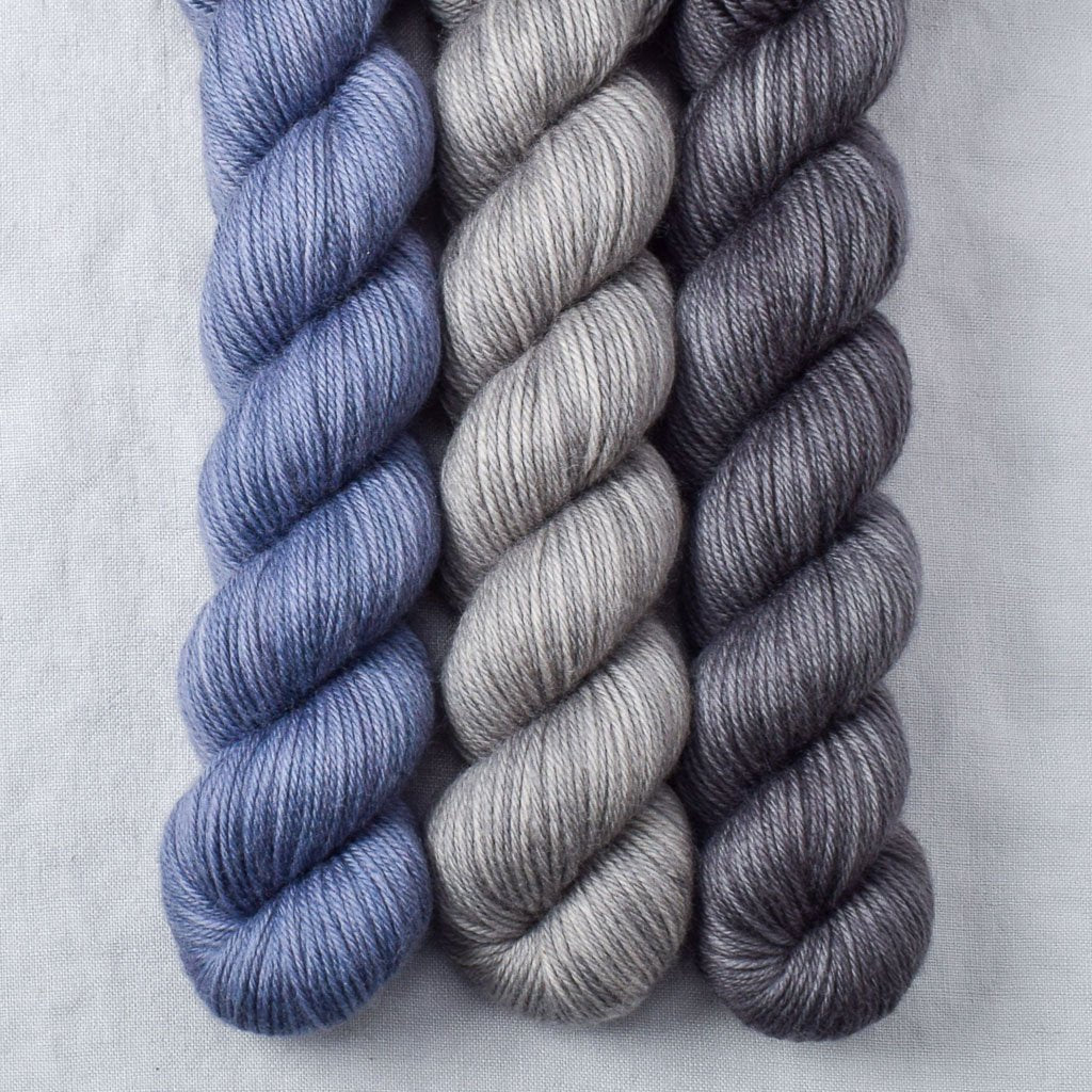 Blue Mussel, Oxidized Silver, Oyster - Miss Babs Yowza Mini Trio