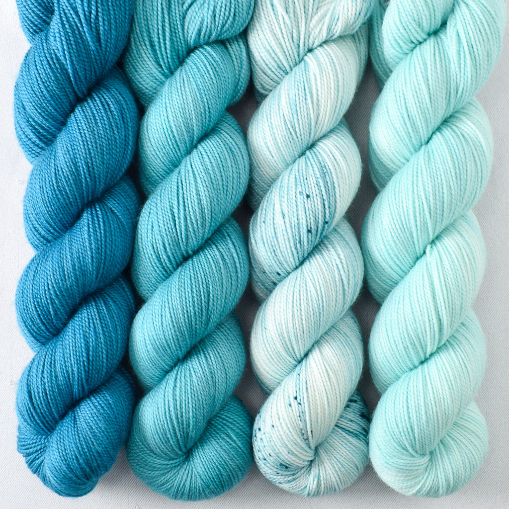 Blue Parakeet, Celtic, Easy Sway, Perfect Wave - Miss Babs Yummy 2-Ply Quartet