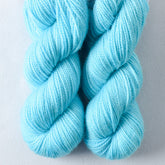 Blue Poppy - Miss Babs Yummy 2-Ply Toes superwash Merino wool yarn