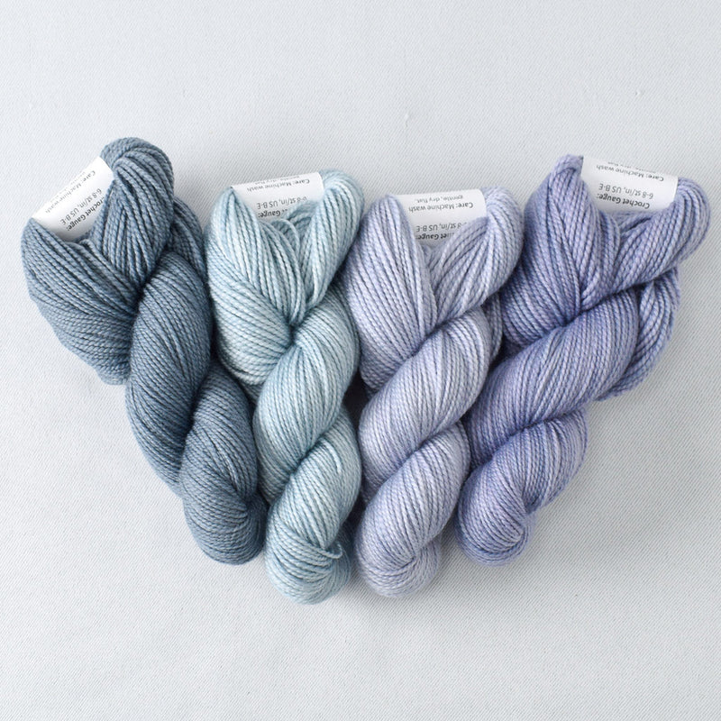 Blue Slate, Creaking, Hydrangea ,Chalcedony - Miss Babs Neptune's Horses Set