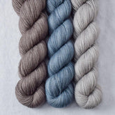 Blue Slate, Field Mouse, Oyster - Miss Babs Yummy 2-Ply Trio