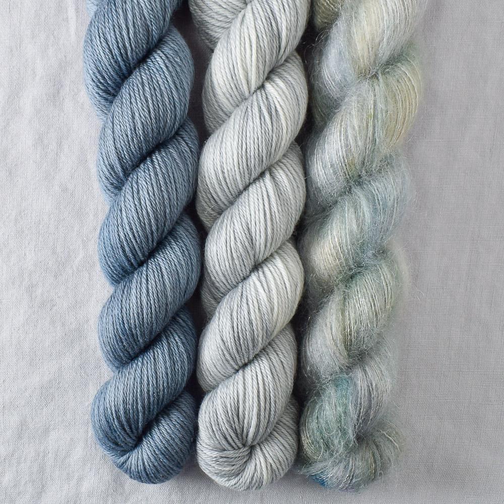 Blue Slate, Frozen, Migration - Miss Babs Pillowy Cowl Set
