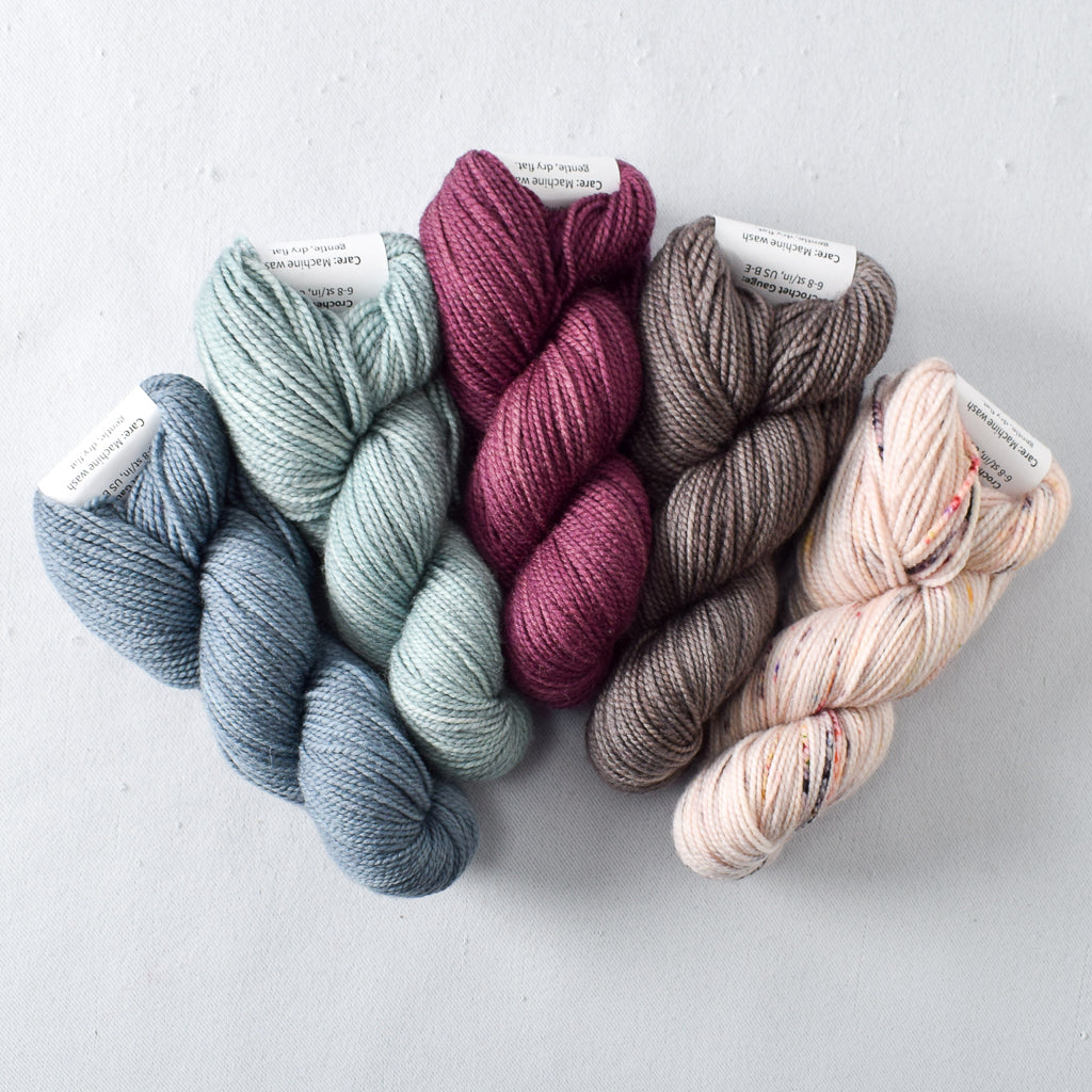 Blue Slate, Oak Moss, Amaranth, Field Mouse, Tea Time Frenzy - Miss Babs Gnome-Made Gifts Set