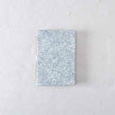 Pocket Handmade Journal with Blue Textured Cover