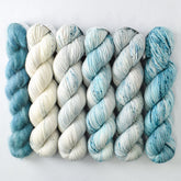 Blue with Coos Bay - Miss Babs Lace and Fade Boxy Set