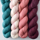 Blusher, Cordovan, Dark Adobe, Mahi Mahi - Miss Babs Avon Quartet