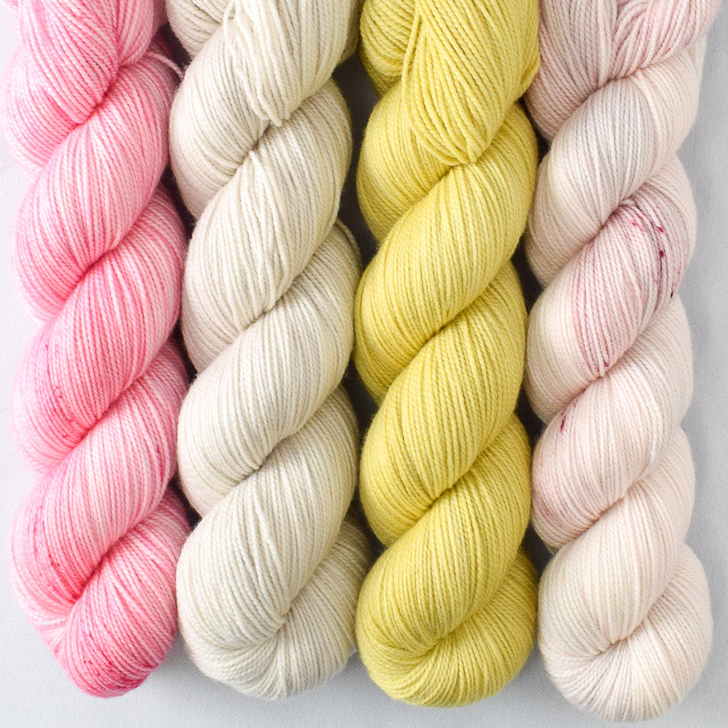 Blusher, Olive Jade, Plover, Princess Party - Miss Babs Yummy 2-Ply Quartet