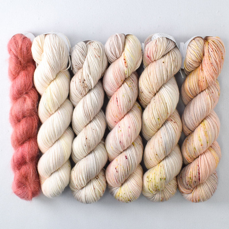 Blush with Dark Adobe - Miss Babs Lace and Fade Boxy Set
