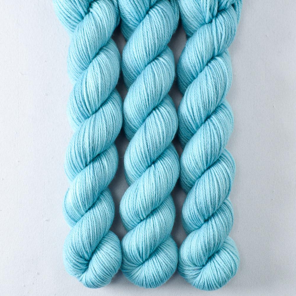 Blu Sno Cone - Miss Babs Yowza Mini superwash Merino wool yarn