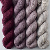 Boardwalk, Cordovan, Lace Murex, Sea Shell - Miss Babs Yummy 2-Ply Quartet