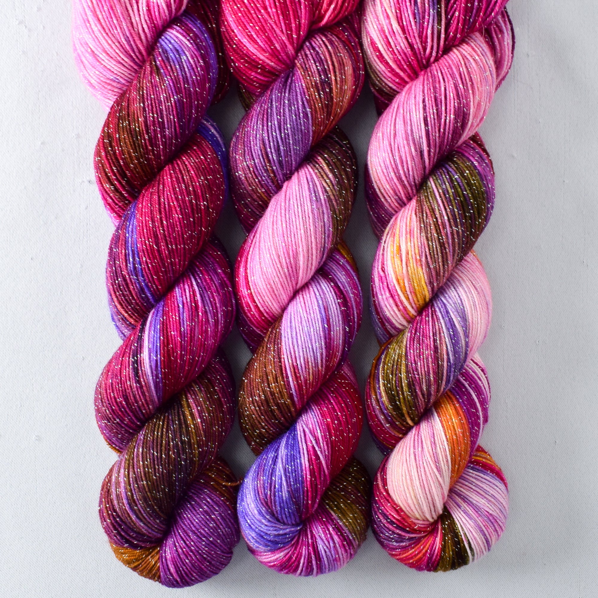 Bodacious - Miss Babs Estrellita fingering weight superwash merino and Lurex yarn