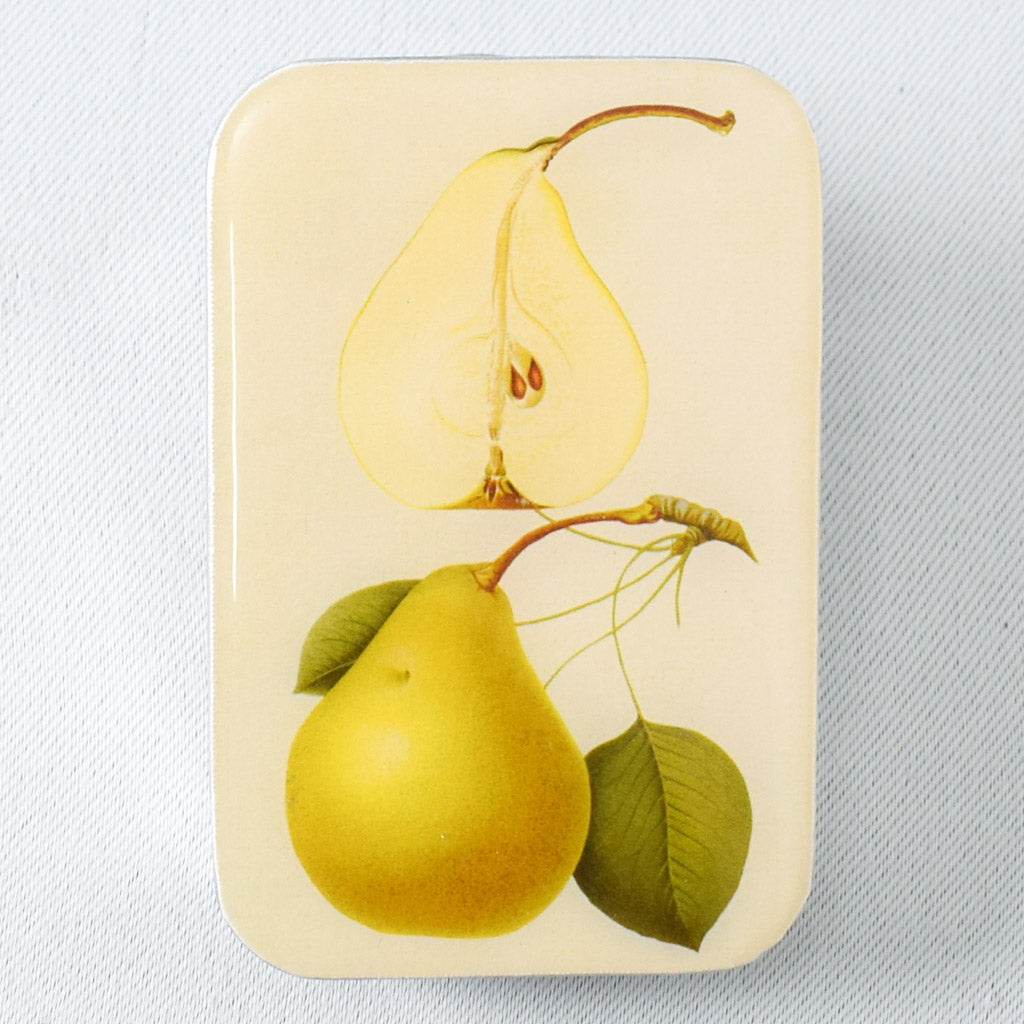 Botanical Pear Tin - Miss Babs Notions