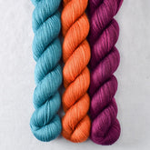 Bougainvillea, Carnelian, Rainforest - Miss Babs Yowza Mini Trio