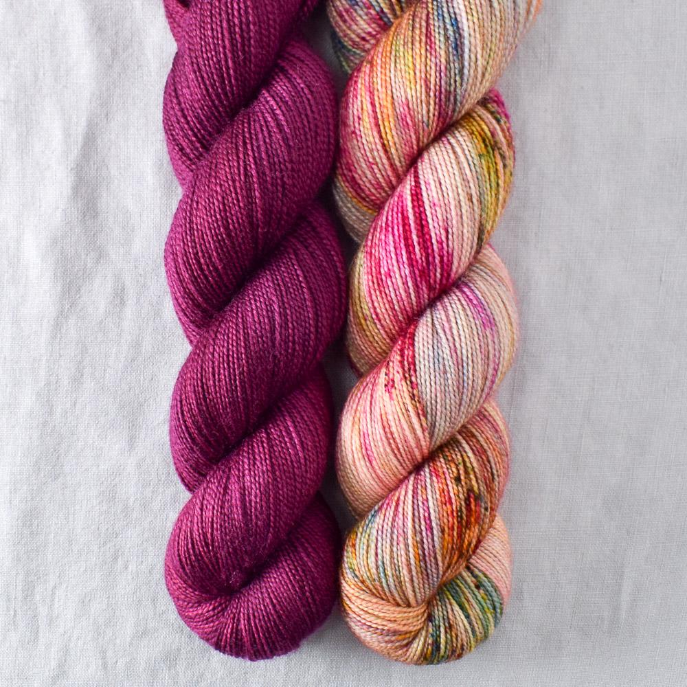 Bougainvillea, Spring Flowers - Miss Babs 2-Ply Duo