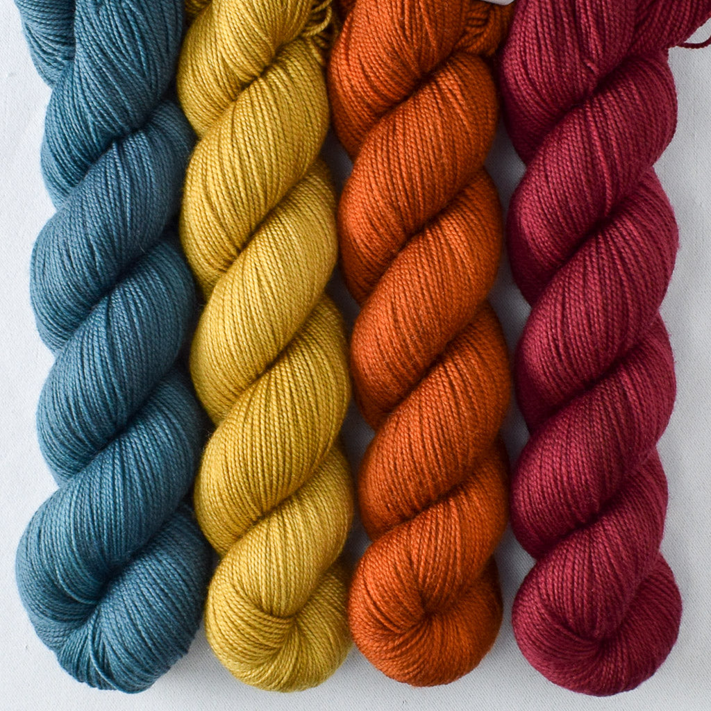 Box Turtle, Catherine, Cygnus, Suspense - Miss Babs Yummy 2-Ply Quartet