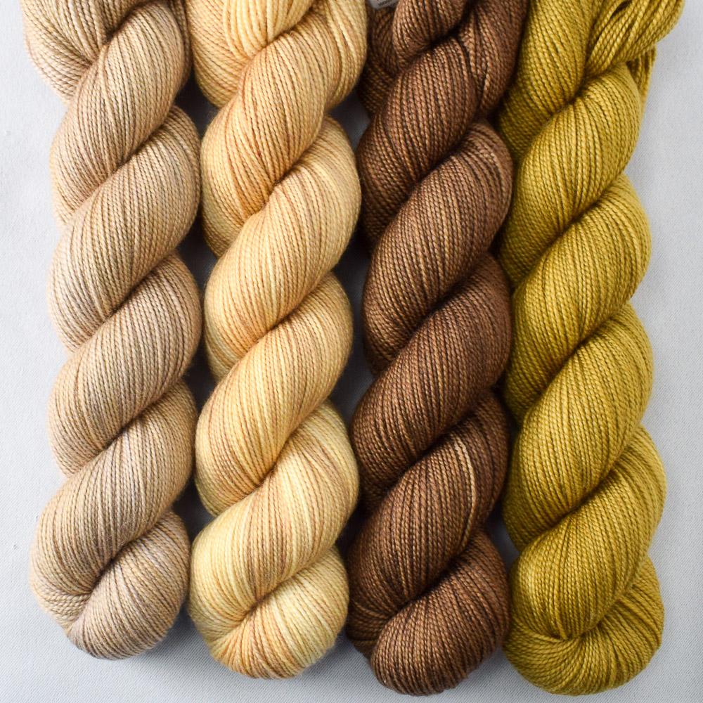 Box Turtle, Coconut Horses, Sand Dollar, Sandy Cove - Miss Babs Yummy 2-Ply Quartet