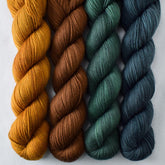 Brammo Bay, Chocolate, Havel, Old Gold - Miss Babs Yummy 2-Ply Quartet