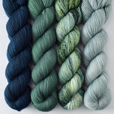 Brammo Bay, Dark Perseus, Oak Moss, Pacifica - Miss Babs Yummy 2-Ply Quartet