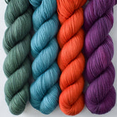 Brammo Bay, Sadalmelik, Spiked Punch, Sugar Maple 2 - Miss Babs Yummy 2-Ply Quartet