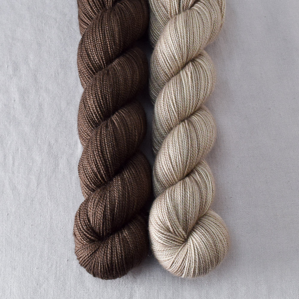 Bruin, Coastal Fog - Miss Babs 2-Ply Duo