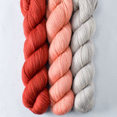 Bullfinch, Oyster, Turkey Red - Caroline Trio