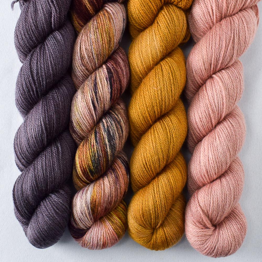 Cacao, Dark Adobe, Old Gold, Petrified Forest - Miss Babs Caroline Quartet