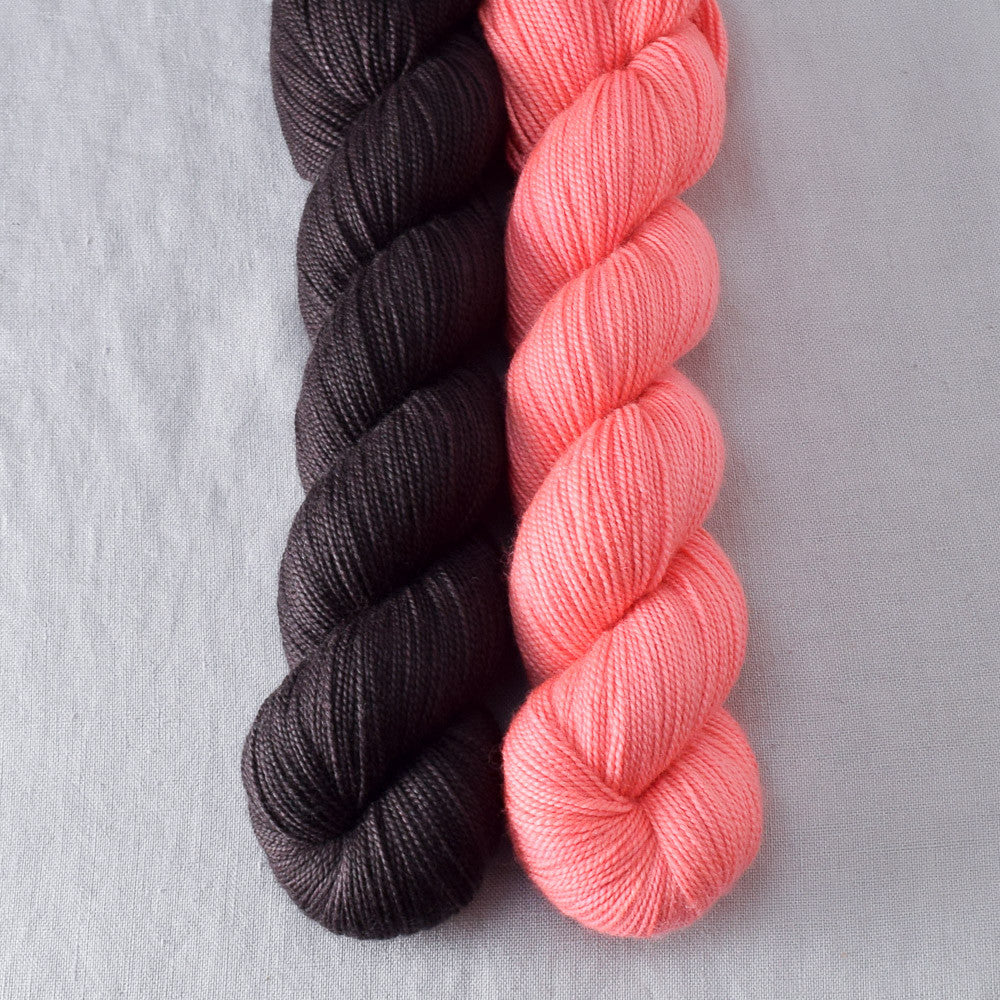 Cacao, Pink Grapefruit - Miss Babs 2-Ply Duo